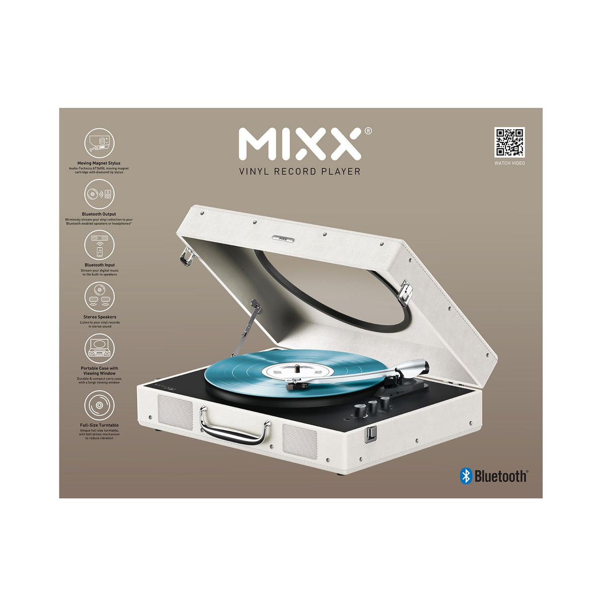 Mixx Revival 65 Vinylsoitin Stereo Cream