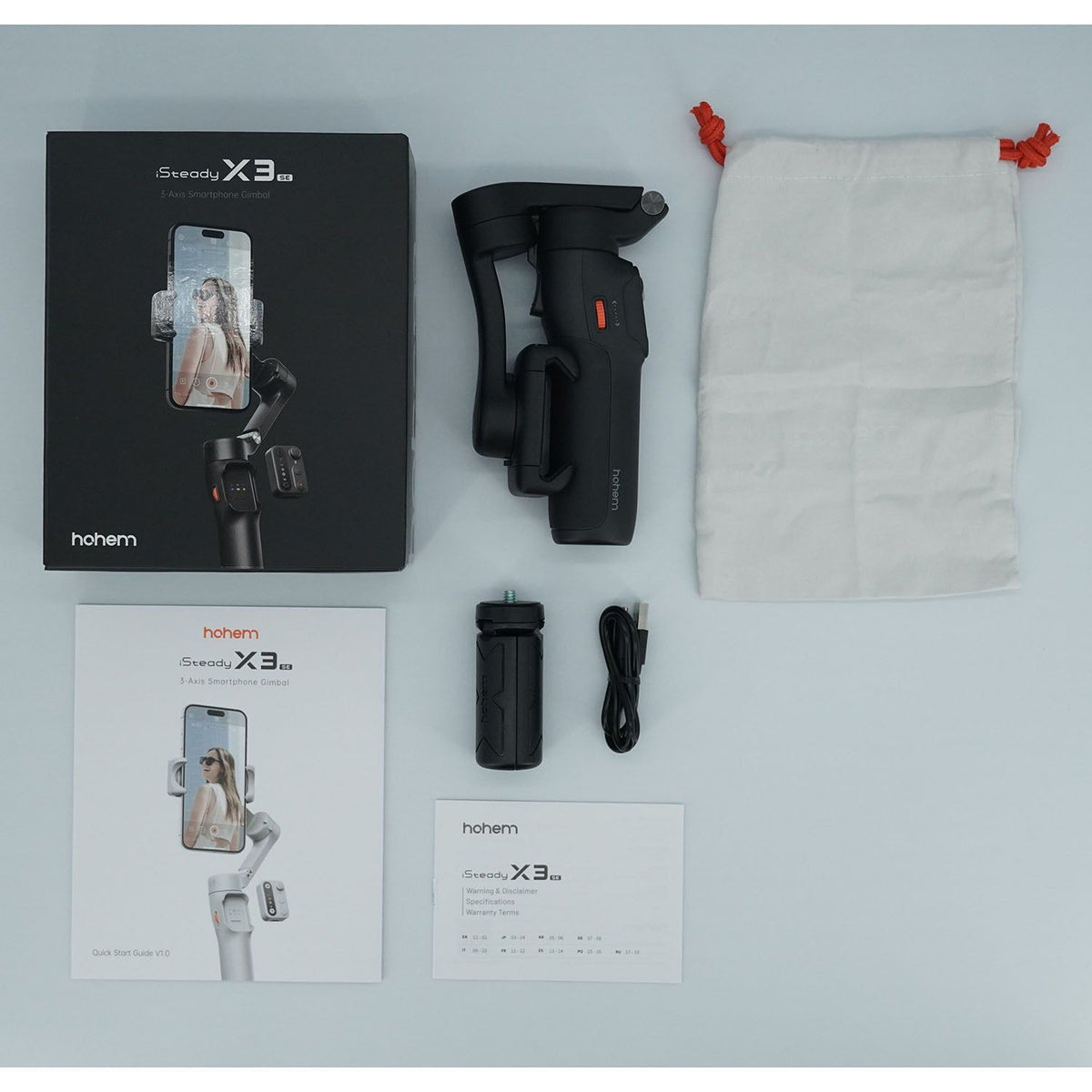 Hohem iSteady X3 SE Smartphone Gimbal Musta