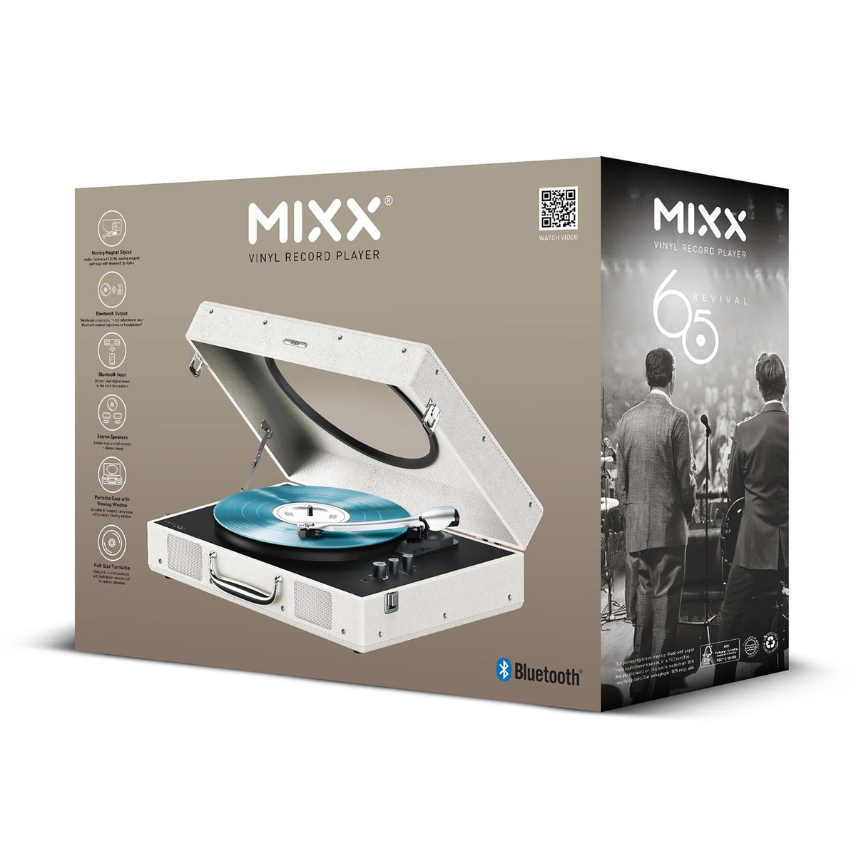 Mixx Revival 65 Vinylsoitin Stereo Cream