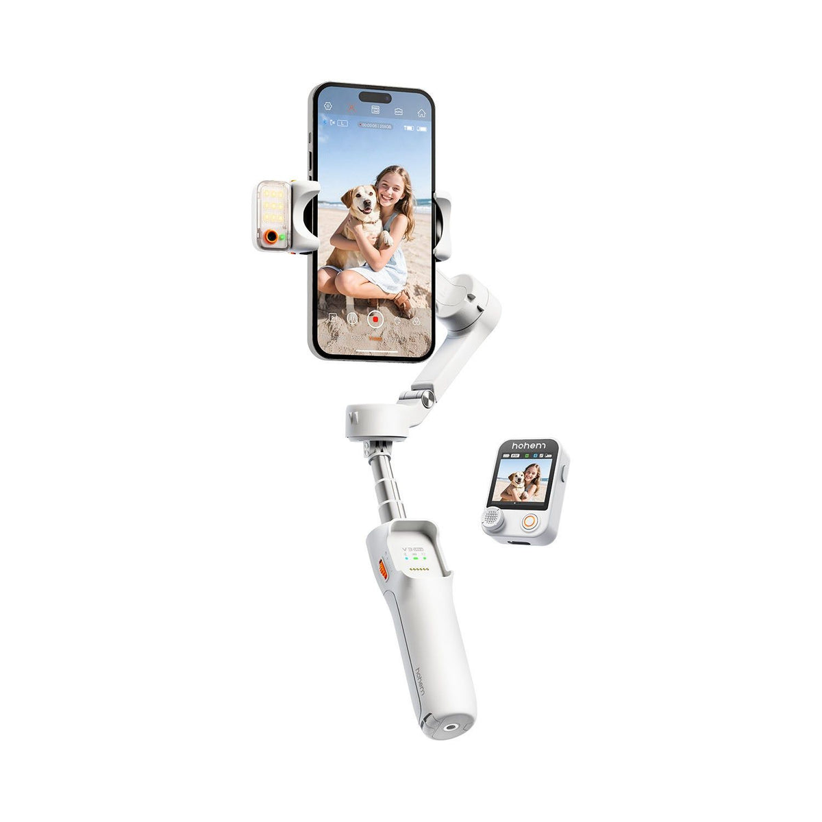 Hohem iSteady V3 Ultra Smartphone Gimbal Valkoinen