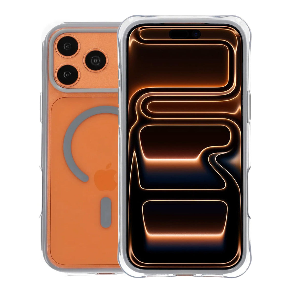 iPhone 17 Pro/iPhone 18 Pro Kuori Airbag MagSafe Harmaa