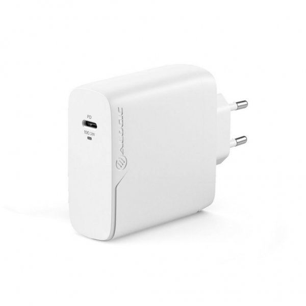ALOGIC Rapid Power 100W GaN laturi sis. 2m USB-C latauskaapelin