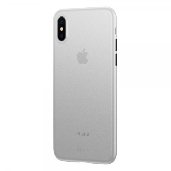 Baseus iPhone X/Xs Wing-suojakuori, valkoinen