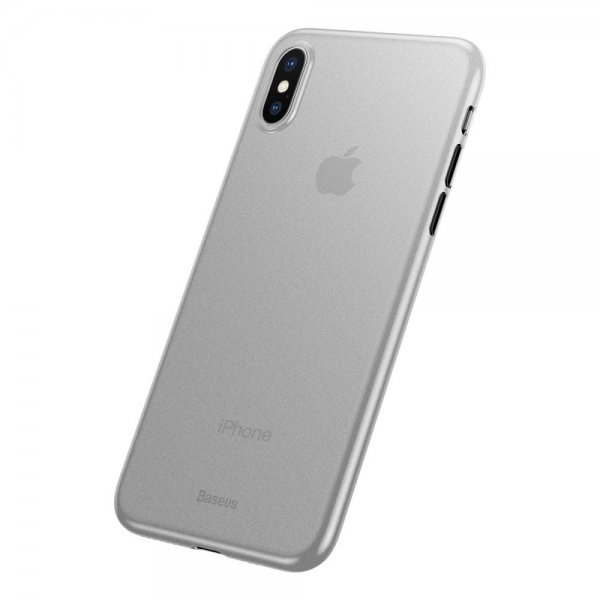 Baseus iPhone X/Xs Wing-suojakuori, valkoinen