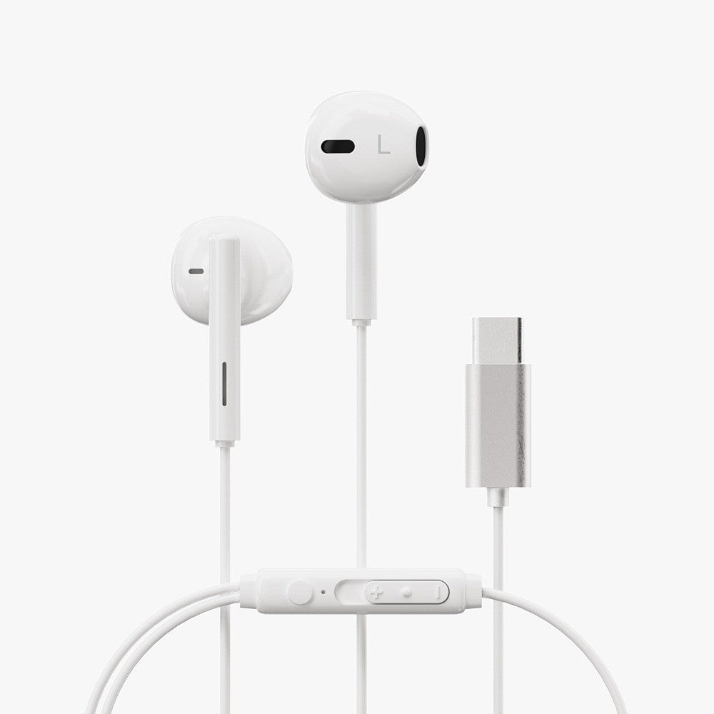 X2O Johdolliset Kuulokkeet USB-C Capsule 1.2m Valkoinen