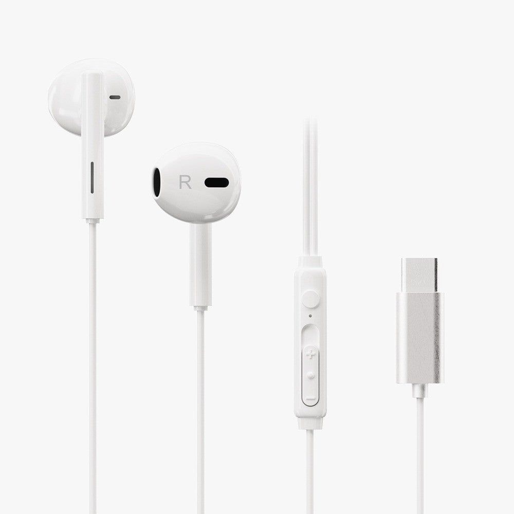 X2O Johdolliset Kuulokkeet USB-C Capsule 1.2m Valkoinen