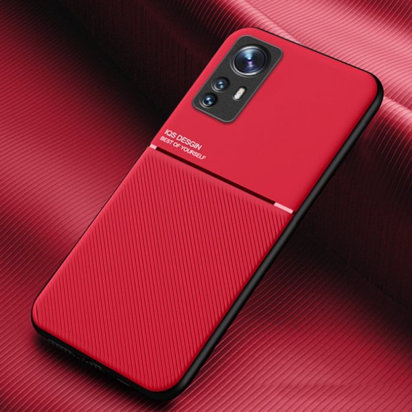Xiaomi 12 Pro Kuoret Metallilevyllä Punainen