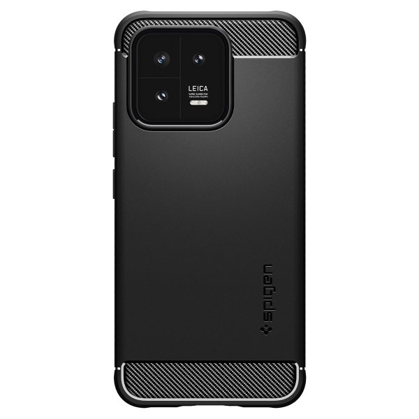 Spigen Xiaomi 13 Suojakuori Rugged Armor Mattamusta