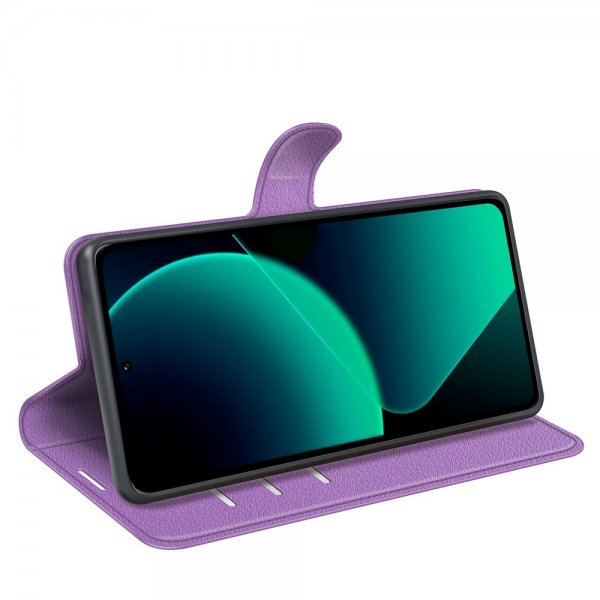 Xiaomi 13T/13T Pro Kotelo Litsi Violetti