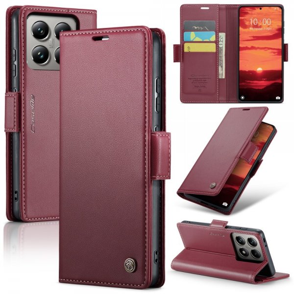 CaseMe Xiaomi 14T Kotelo 023-sarjan Punainen