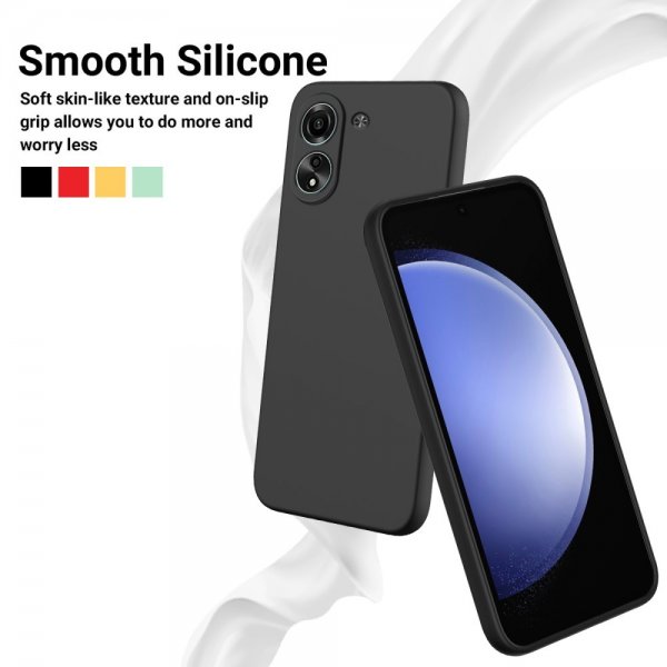 Xiaomi Redmi 13C Kuori Strap Silikoni Musta