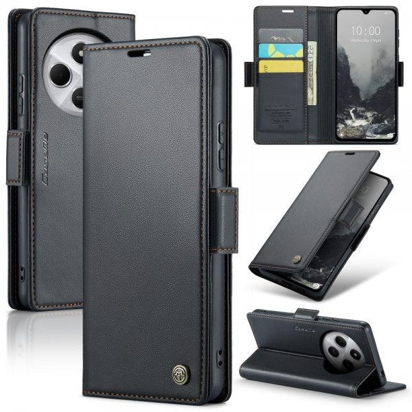 CaseMe Xiaomi Redmi 14C Fodral 023-sarja Musta