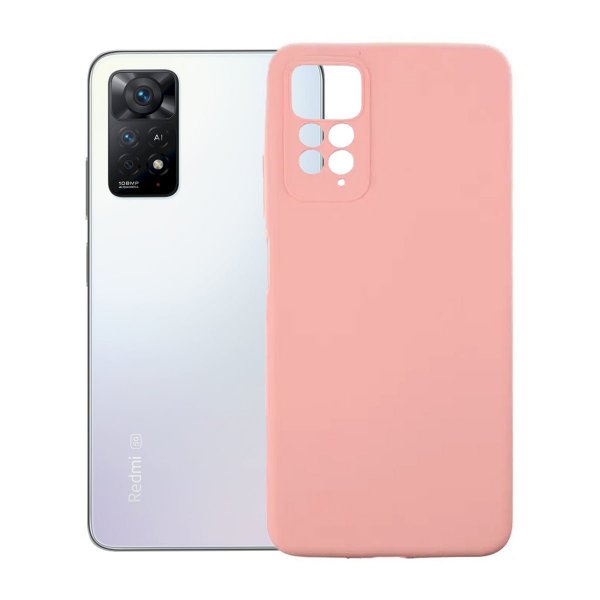 Xiaomi Redmi Note 11 Pro Silikonikuori Pinkki