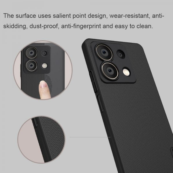 Nillkin Xiaomi Redmi Note 13 5G Kuori Super Frosted Shield Punainen