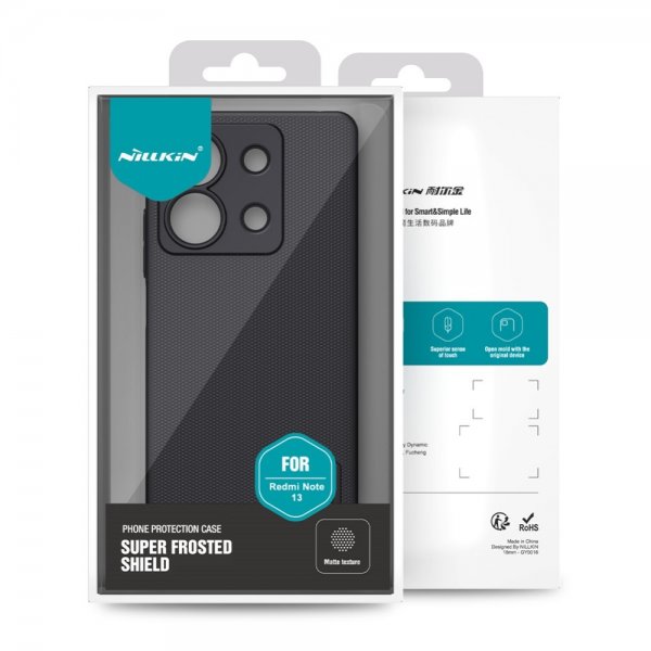 Nillkin Xiaomi Redmi Note 13 5G Kuori Super Frosted Shield Musta