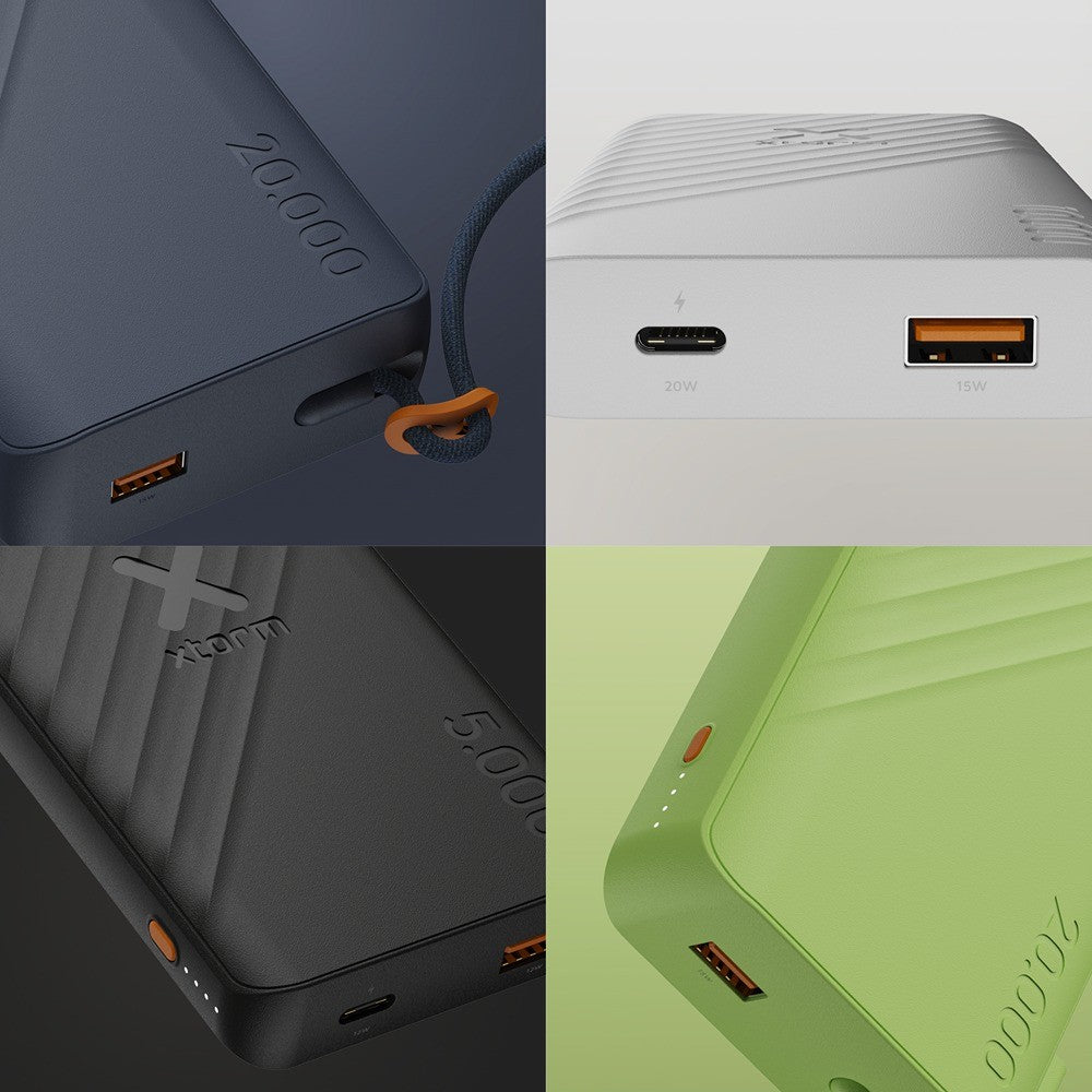 Xtorm Powerbank Go2 20 000 mAh 20W Musta