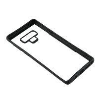 Samsung Galaxy Note 9 Kuori Karkaistua Lasia Kirkas Musta
