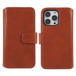 iPhone 14 Pro Max Kotelo Essential Leather Maple Brown