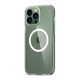 iPhone 11 Pro Max Kuori TPU MagSafe Iskunvaimentava Läpinäkyvä