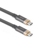 Moshi USB-C/USB-C-näyttökaapeli 1 m, harmaa/kulta