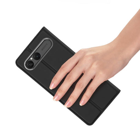 Dux Ducis Sony Xperia 10 VII Kotelo Skin Pro Series Musta