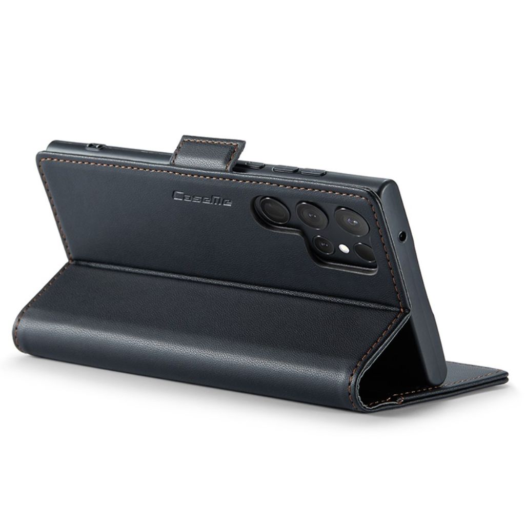 CaseMe Samsung Galaxy S24 Ultra Kotelo 023 Series Musta