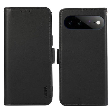 ABEEL Google Pixel 11 Pro XL Kotelo RFID-suoja Musta