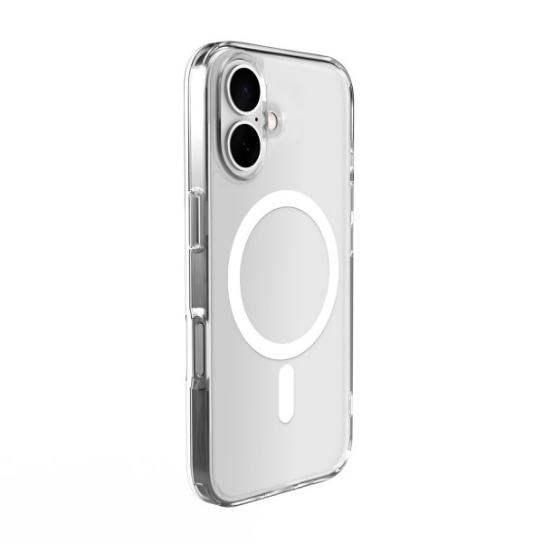 Puro iPhone 16 Suojakuori Lite Mag Läpinäkyvä