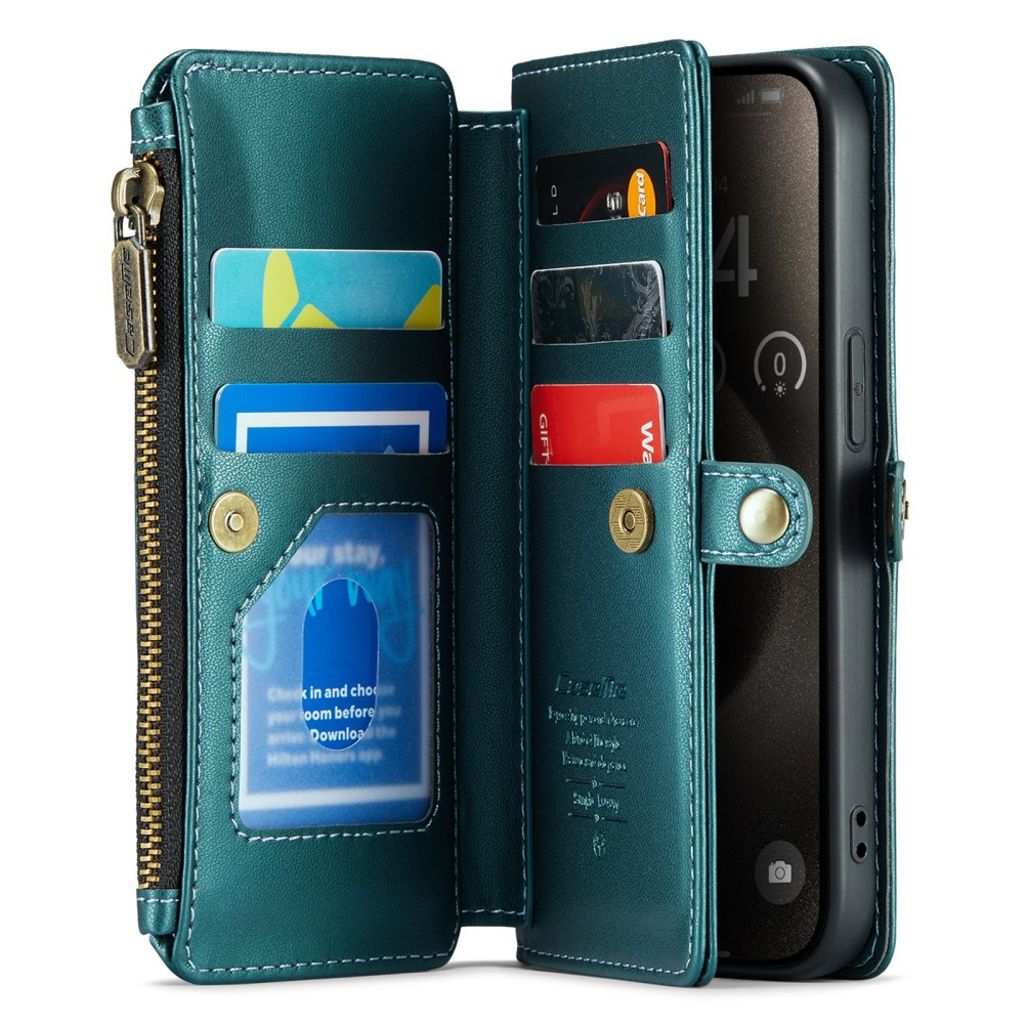 CaseMe iPhone 15 Pro Kotelo C36 Series Vihreä
