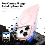 Dux Ducis iPhone 17 Pro/iPhone 18 Pro Kuori Yind Series MagSafe Vaaleanpunainen