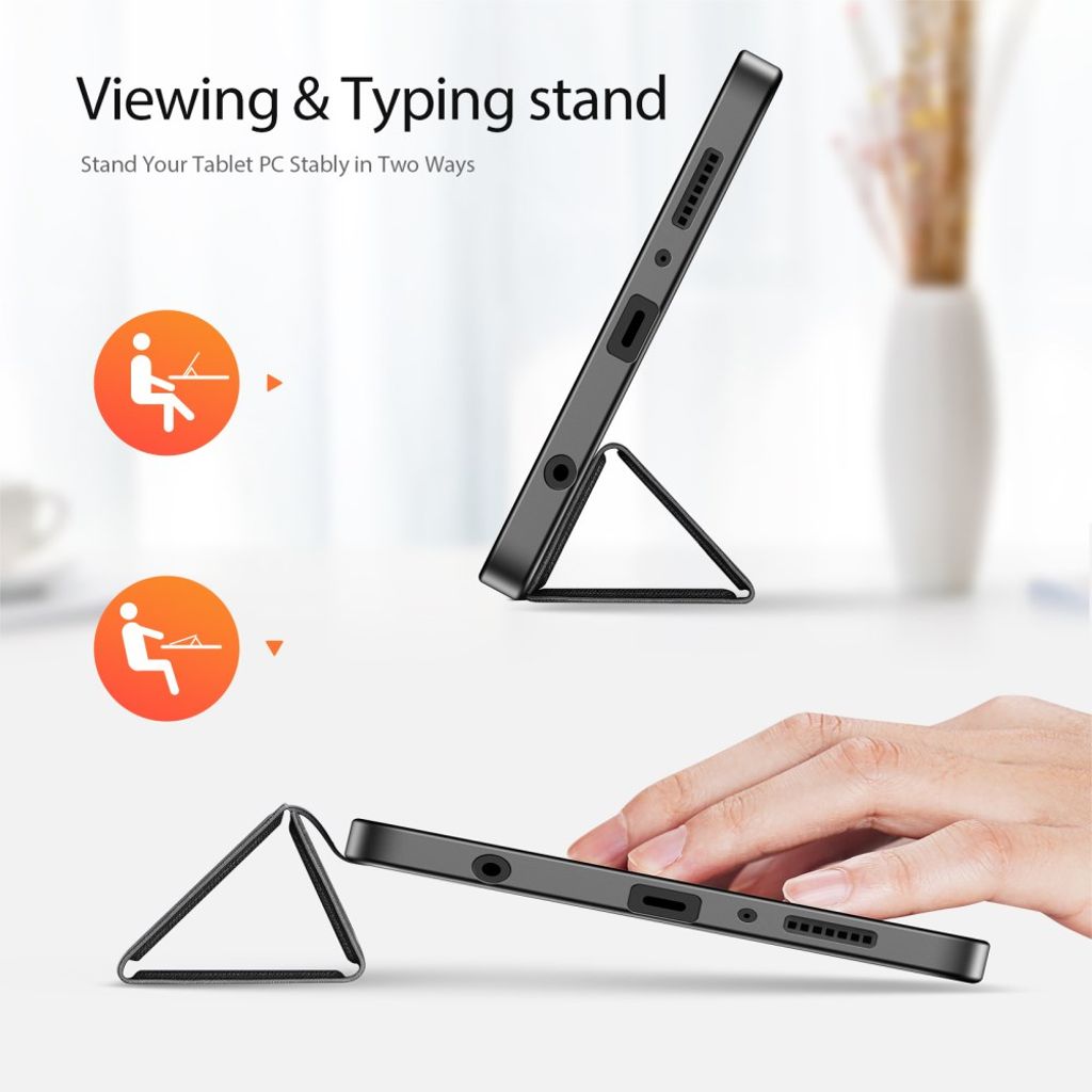 Dux Ducis Samsung Galaxy Tab A9/Galaxy Tab A11 Kotelo DOMO Series Musta
