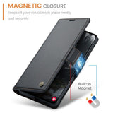 CaseMe Samsung Galaxy S25 Edge Kotelo 023 Series Musta