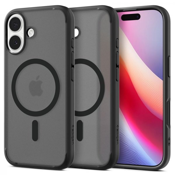 Spigen iPhone 17 -suojakuori Ultra Hybrid MagFit Frost Black