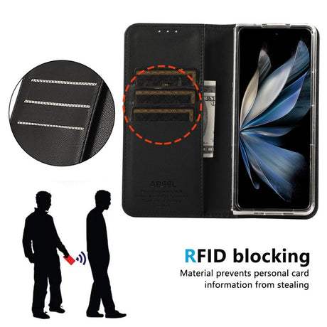 ABEEL Google Pixel 11 Pro Fold Kotelo RFID-suoja Musta
