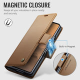 CaseMe Samsung Galaxy Z Fold 8 Ultra Kotelo 023 Series Ruskea