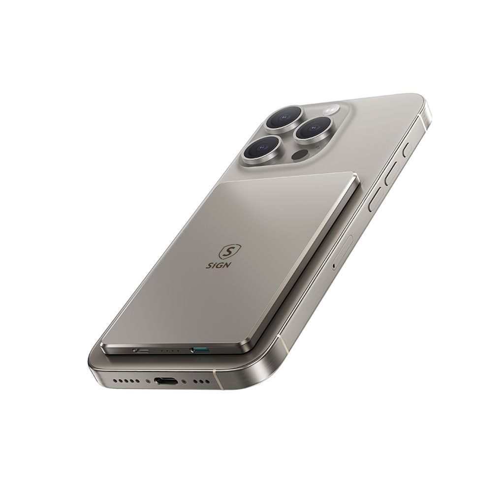 SiGN MagSafe-powerbank Ultra Slim 5000 mAh 20W