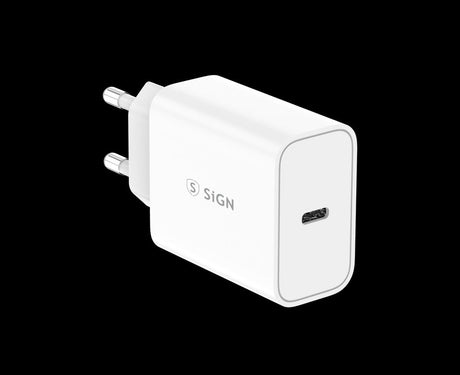 SiGN 45W Väggladdare USB-C PD Valkoinen