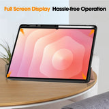 Samsung Galaxy Tab S11 Ultra/S12 Ultra Kotelo Tri-Fold Kynäloukero Ruusukulta