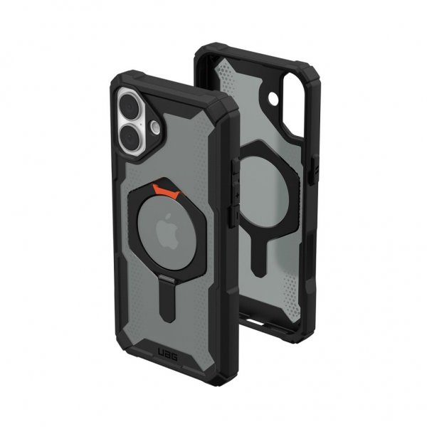 Urban Armor Gear (UAG) iPhone 16 Plus -suojakuori Plasma XTE MagSafe Musta Oranssi