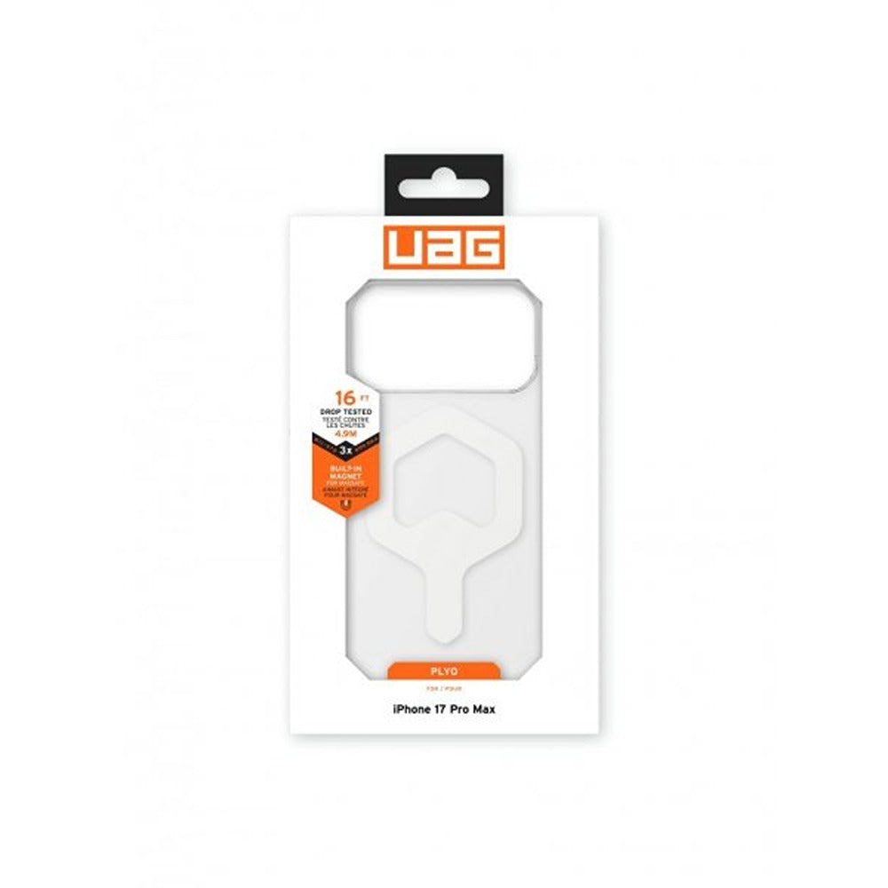 Urban Armor Gear (UAG) iPhone 17 Pro Max/iPhone 18 Pro Max Kuori Plyo MagSafe Ice Valkoinen