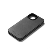 Mujjo iPhone 15 Full Leather Case Musta