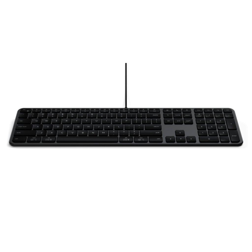Satechi Langallinen Näppäimistöt Slim LX3 USB-C/USB-A Musta
