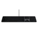 Satechi Langallinen Näppäimistöt Slim LX3 USB-C/USB-A Musta