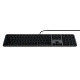 Satechi Langallinen Näppäimistöt Slim LX3 USB-C/USB-A Musta