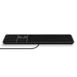 Satechi Langallinen Näppäimistöt Slim LX3 USB-C/USB-A Musta