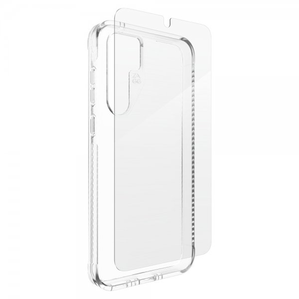 ZAGG Samsung Galaxy A35 -suojakuori ja näytönsuoja, Luxe & Glass 360 Protect Bundle