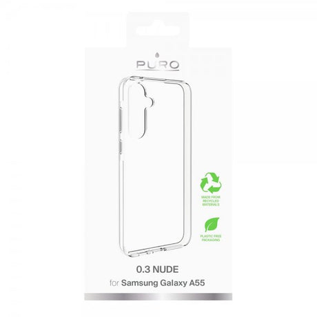 Puro Samsung Galaxy A55 Kuori Nude Läpinäkyvä