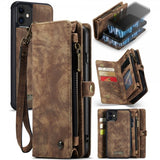 CaseMe iPhone 11 008 Series Irrotettava Kuori Ruskea