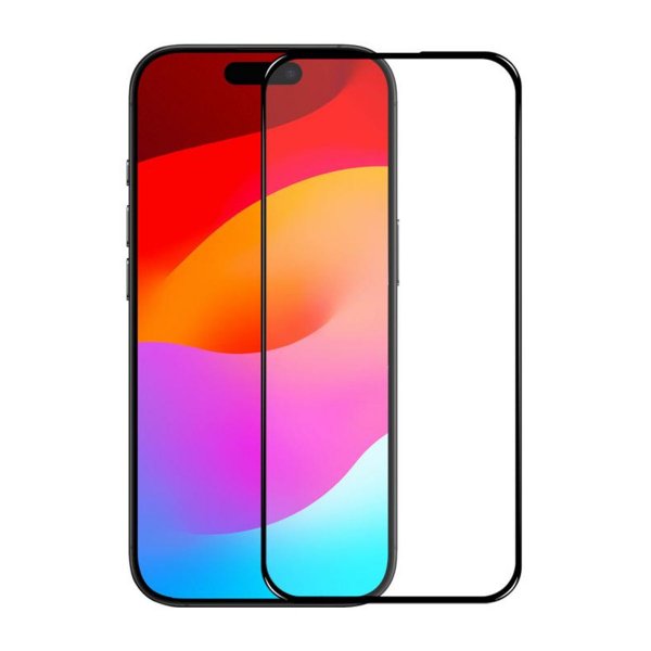 iPhone Air -näytönsuoja, karkaistu lasi, alumiinikehys
