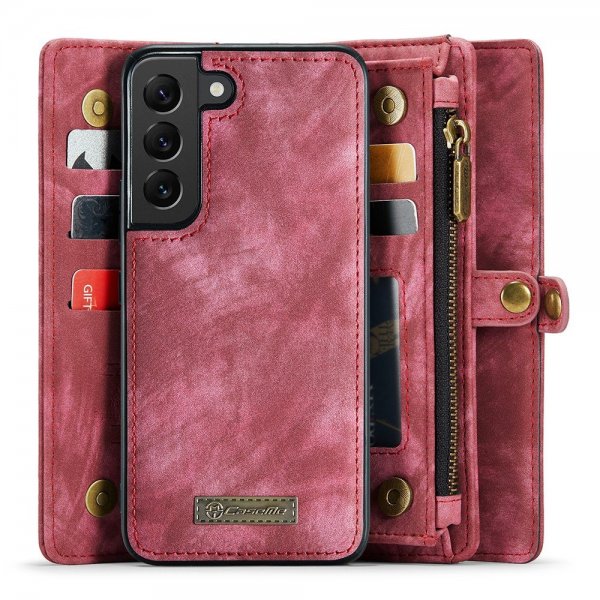 CaseMe Samsung Galaxy S21 008 Series Irrotettava kuori punainen
